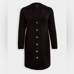 Torrid Torrid Long Sleeve Notched Collar Cardigan Sweater Size 3